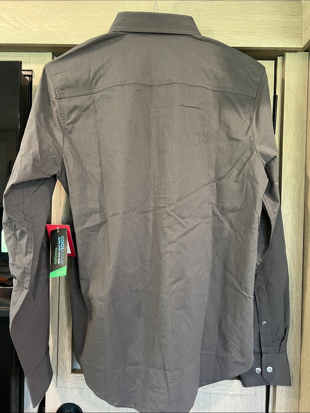 Kimes Ranch Men’s Long-Sleeve Button-Up Shirt — Charcoal Gray - Picture 4 of 4